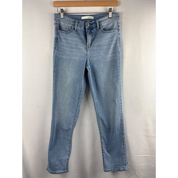 Ella Moss Womens Light Blue Slim Fit Jeans Size 4 Mid-Rise Denim Comfortable Eve - Picture 2 of 7